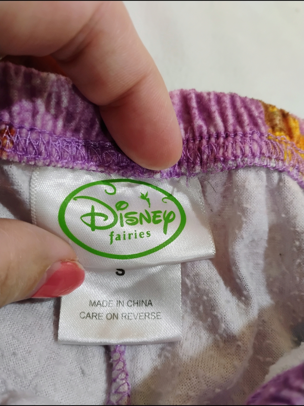 Disney Purple Princess & Fairy Fleece Pajama Pants - Picture 2 of 9
